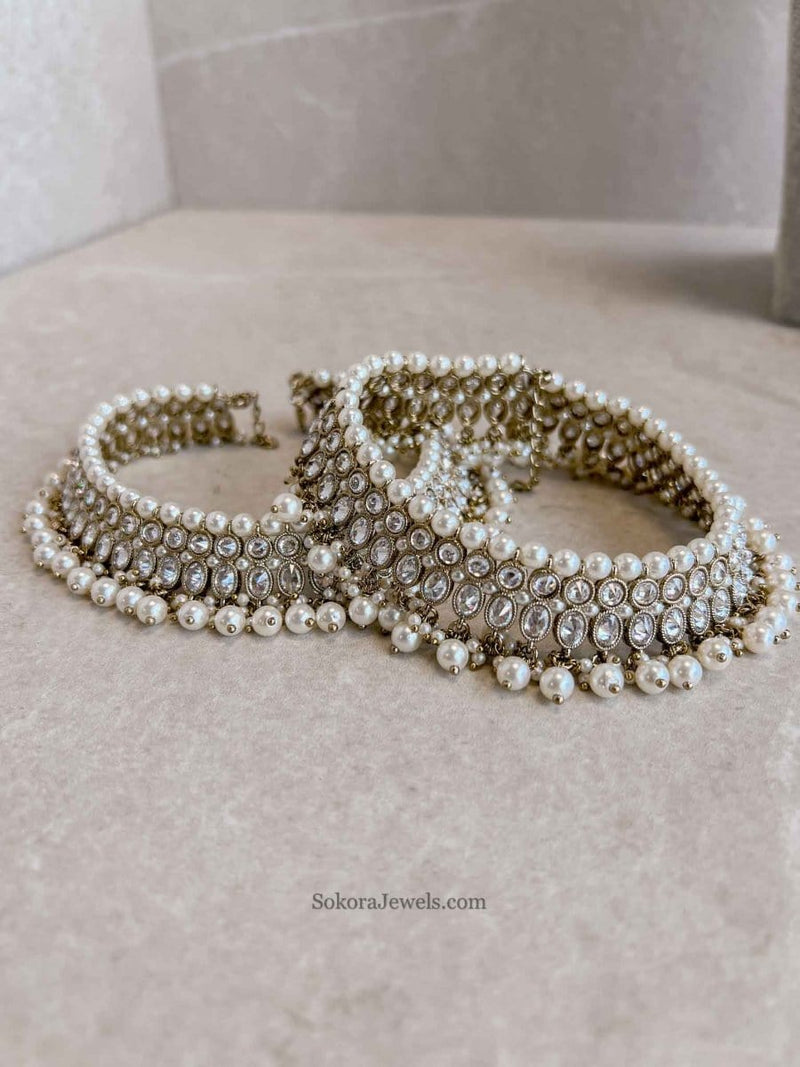 Golden Aria Anklets - SOKORA JEWELSGolden Aria Anklets