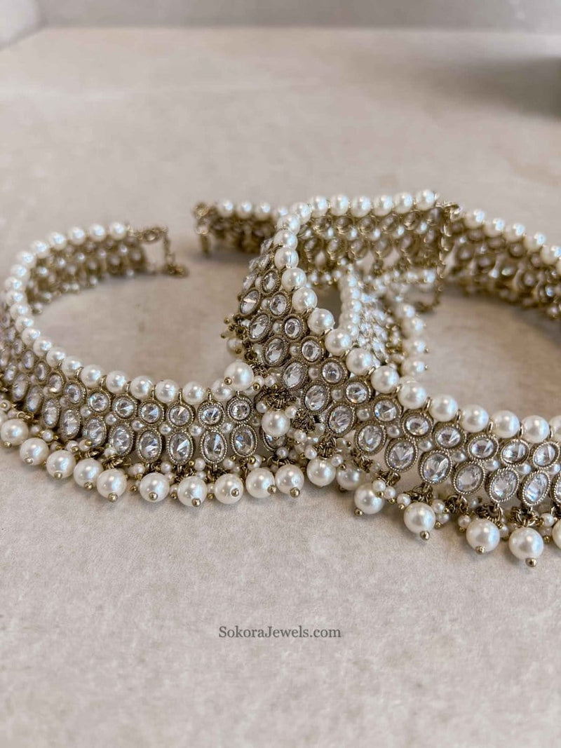 Golden Aria Anklets - SOKORA JEWELSGolden Aria Anklets