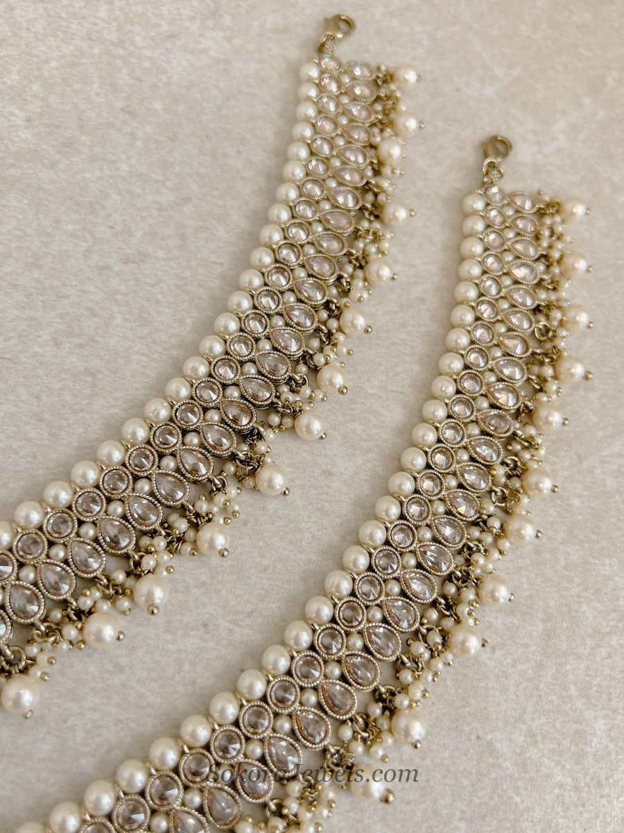 Golden Aria Anklets - SOKORA JEWELSGolden Aria Anklets