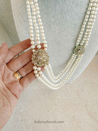 Golden Broach Detail Mens Mala - SOKORA JEWELSGolden Broach Detail Mens Mala