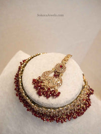 Golden Choker Set - SOKORA JEWELSGolden Choker Set