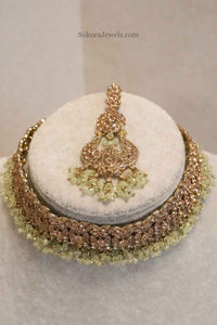 Golden Choker Set - SOKORA JEWELSGolden Choker Set