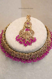 Golden Choker Set - SOKORA JEWELSGolden Choker Set