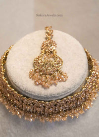 Golden Choker Set - SOKORA JEWELSGolden Choker Set