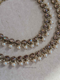 Golden Crystal Anklets - SOKORA JEWELSGolden Crystal Anklets