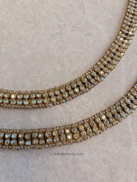 Golden crystal Anklets - SOKORA JEWELSGolden crystal Anklets