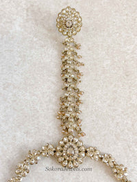 Golden Crystal Hand harness - SOKORA JEWELSGolden Crystal Hand harness
