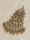 Golden Crystal Jhumar - SOKORA JEWELSGolden Crystal Jhumar