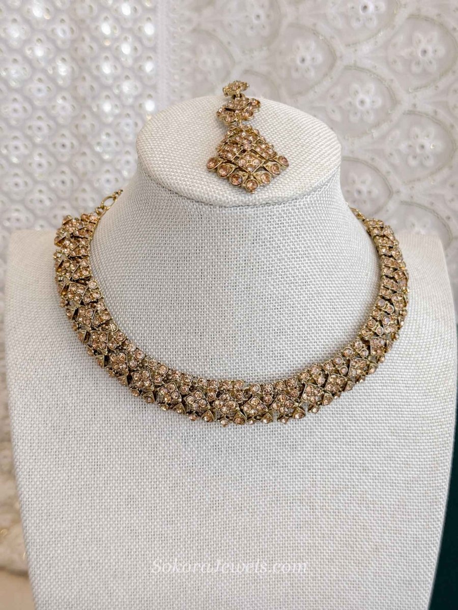 Golden Jewelry Gift Box Set - SOKORA JEWELSGolden Jewelry Gift Box Set