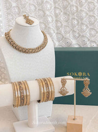 Golden Jewelry Gift Box Set - SOKORA JEWELSGolden Jewelry Gift Box Set