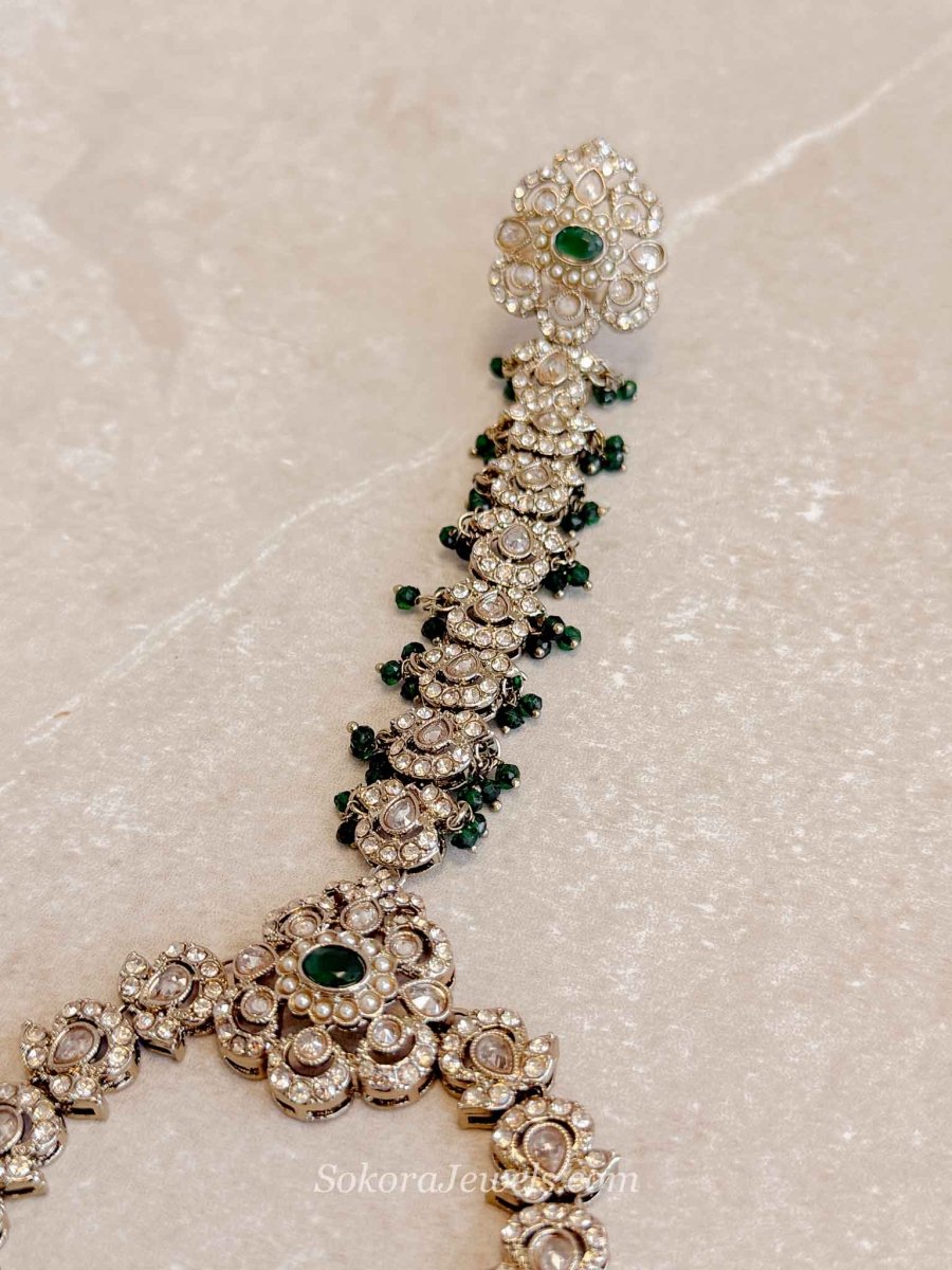 Green Hand Chain - SOKORA JEWELSGreen Hand Chain