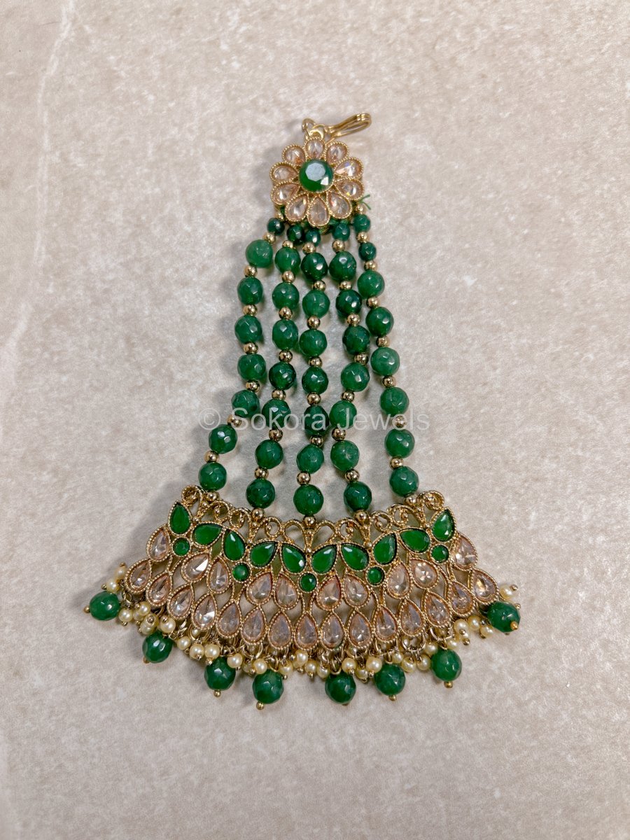 Green Jhumar - SOKORA JEWELSGreen Jhumar