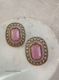 Green OverSized Studs - SOKORA JEWELSGreen OverSized Studsstuds and tops