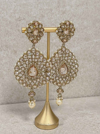 Gulnara Bridal Necklace set - Golden - SOKORA JEWELSGulnara Bridal Necklace set - Golden
