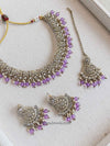 Hafsa Clear Necklace Set - SOKORA JEWELSHafsa Clear Necklace Set