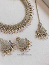 Hafsa Clear Necklace Set - SOKORA JEWELSHafsa Clear Necklace Set