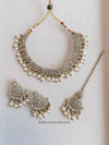 Hafsa Clear Necklace Set - SOKORA JEWELSHafsa Clear Necklace Set