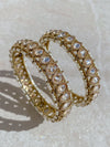 Hafsah Chunky Oval Crystal Kada - SOKORA JEWELSHafsah Chunky Oval Crystal KadaBANGLES