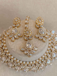 Hawwa Antique Gold Choker Set - SOKORA JEWELSHawwa Antique Gold Choker SetNECKLACE SETS