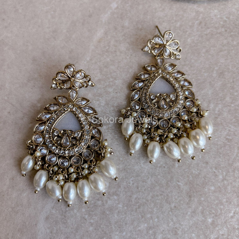 Heeramandi Drop Earrings - SOKORA JEWELSHeeramandi Drop Earrings