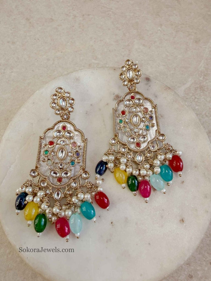 Heeramandi Drop Earrings - SOKORA JEWELSHeeramandi Drop Earrings