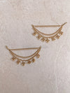 Heeramandi Golden Earring chains (Sahara) - SOKORA JEWELSHeeramandi Golden Earring chains (Sahara)EARRINGS