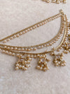 Heeramandi Golden Earring chains (Sahara) - SOKORA JEWELSHeeramandi Golden Earring chains (Sahara)EARRINGS