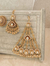 Heritage Full Kundan Bridal Set - SOKORA JEWELSHeritage Full Kundan Bridal Set