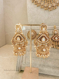 Heritage Full Kundan Bridal Set - SOKORA JEWELSHeritage Full Kundan Bridal Set