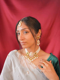 Heritage Meenakari Kundan Choker Set - SOKORA JEWELSHeritage Meenakari Kundan Choker Set