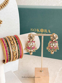 Heritage, Ruby & Emerald 4 Piece Jewelry Set Box - SOKORA JEWELSHeritage, Ruby & Emerald 4 Piece Jewelry Set Box