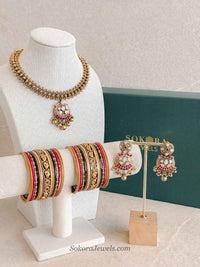 Heritage, Ruby & Emerald 4 Piece Jewelry Set Box - SOKORA JEWELSHeritage, Ruby & Emerald 4 Piece Jewelry Set Box