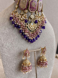 Heritage Statement Kundan Choker Set - SOKORA JEWELSHeritage Statement Kundan Choker Set