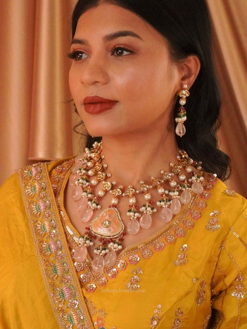 Heritage style Large Midi Necklace set - SOKORA JEWELSHeritage style Large Midi Necklace setNECKLACE SETS