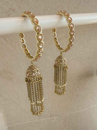 Husna Luxury Jhumka Tassel Bridal Bangles - SOKORA JEWELSHusna Luxury Jhumka Tassel Bridal Bangles