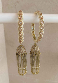 Husna Luxury Jhumka Tassel Bridal Bangles - SOKORA JEWELSHusna Luxury Jhumka Tassel Bridal Bangles