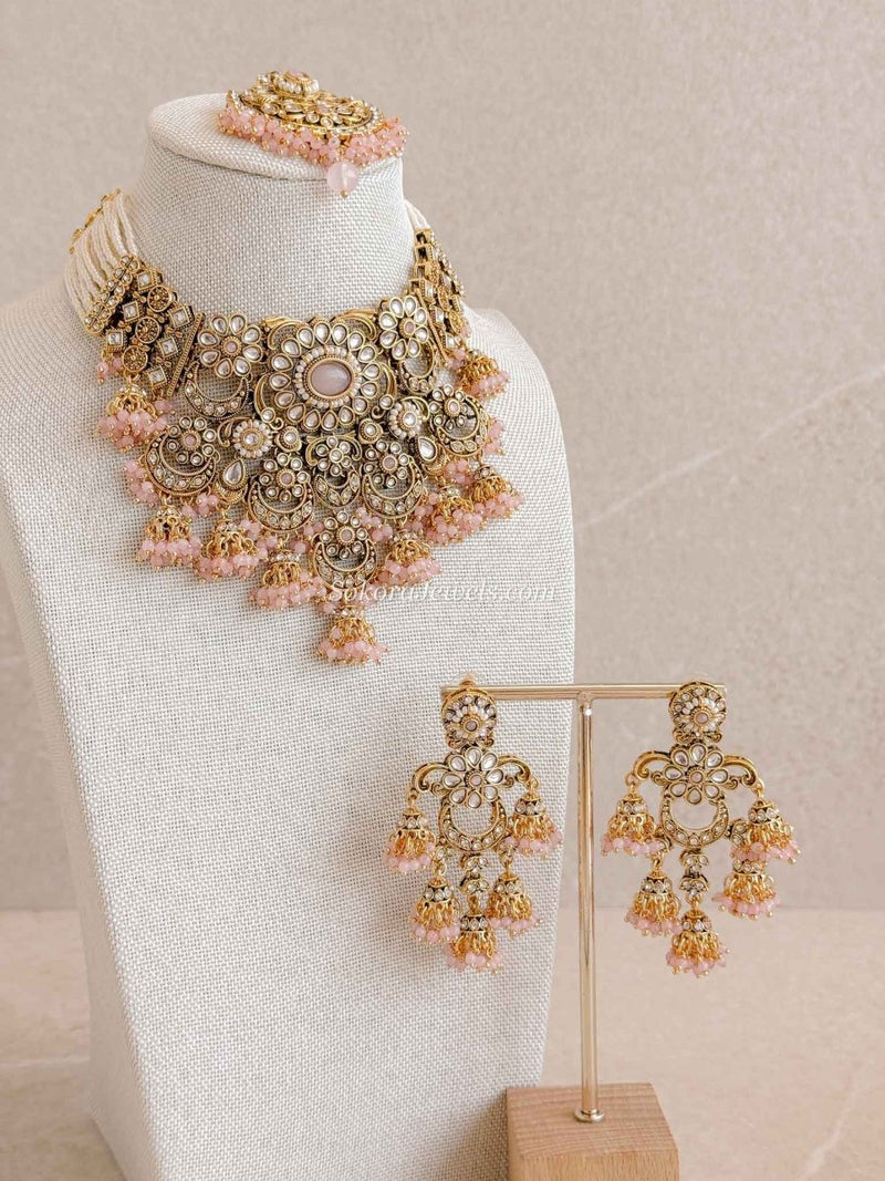 Iman Faux Kundan Choker Set - SOKORA JEWELSIman Faux Kundan Choker Set