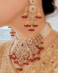 Iman Faux Kundan Choker Set - SOKORA JEWELSIman Faux Kundan Choker Set