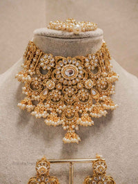 Iman Faux Kundan Choker Set - SOKORA JEWELSIman Faux Kundan Choker Set