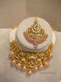 Iman Faux Kundan Choker Set - SOKORA JEWELSIman Faux Kundan Choker Set