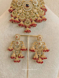 Iman Faux Kundan Choker Set - SOKORA JEWELSIman Faux Kundan Choker Set