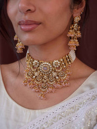 Iman Faux Kundan Choker Set - SOKORA JEWELSIman Faux Kundan Choker Set