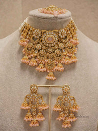 Iman Faux Kundan Choker Set - SOKORA JEWELSIman Faux Kundan Choker Set