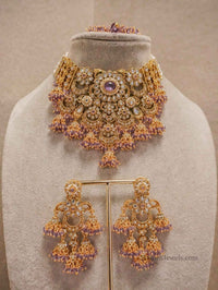 Iman Faux Kundan Choker Set - SOKORA JEWELSIman Faux Kundan Choker Set