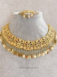 Jadau Gold Bridal set - SOKORA JEWELSJadau Gold Bridal set