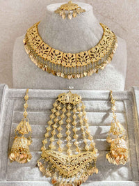 Jadau Gold Bridal set - SOKORA JEWELSJadau Gold Bridal set