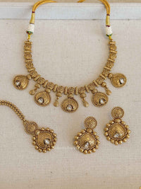 Jaiveer Kundan Heritage Choker Set - SOKORA JEWELSJaiveer Kundan Heritage Choker SetNECKLACE SETS