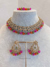 Jasmeet Golden Necklace Sets - SOKORA JEWELSJasmeet Golden Necklace Sets