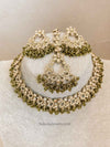 Jasmeet Golden Necklace Sets - SOKORA JEWELSJasmeet Golden Necklace Sets