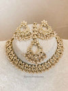Jasmeet Golden Necklace Sets - SOKORA JEWELSJasmeet Golden Necklace Sets